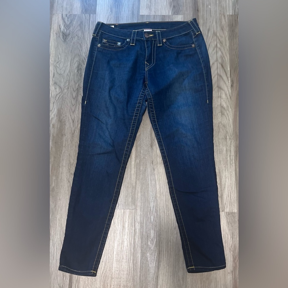 Women's Vintage True Religion Dark Denim Jeans